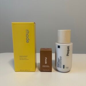Rhode and Prequel Skincare bundle